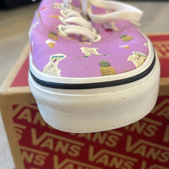 Vans Shoes Pool Vibes Pink Dogs Ice-cream Sneakers Size Womens 8 /Mens 6.5 - Picture 6 of 9